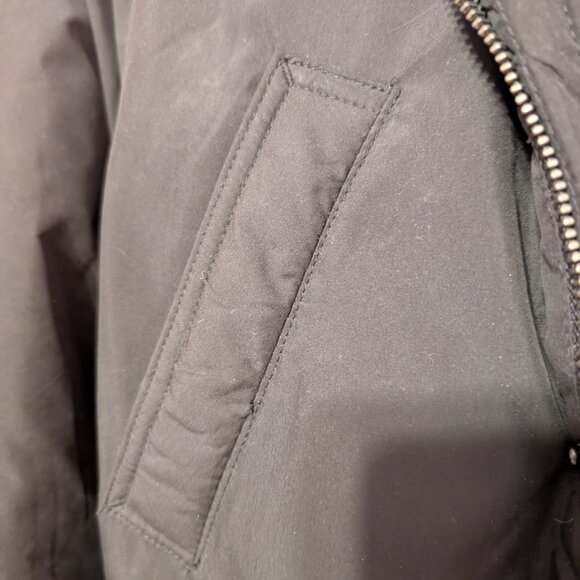 Old Navy Boys Winter Coat, Black, Size L 10-12, Parka EUC - Picture 5 of 9